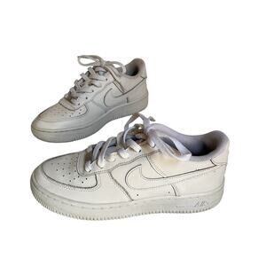 Nike Air Force 1 Sneakers Youth 5.5Y Women's 7 Low White Casual